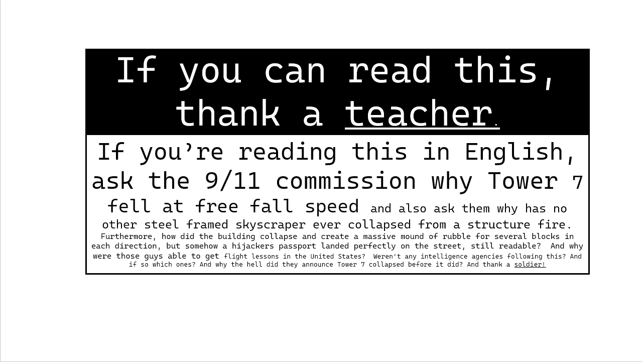 Thank a Soldier! v1 9/11
